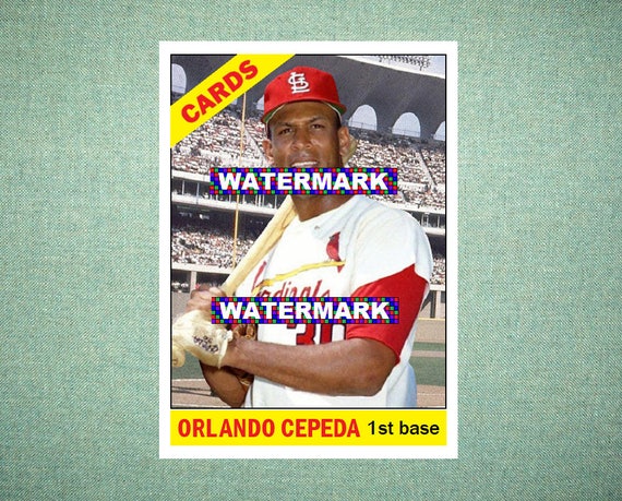 Orlando Cepeda St Louis Cardinals ORIGINAL card That 