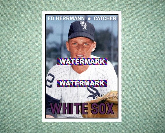 Ed Herrmann Chicago White Sox Custom Baseball Card 1967 Style 