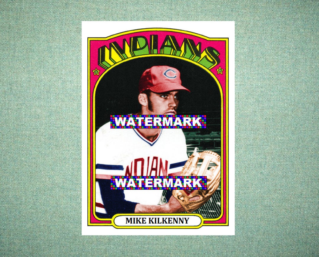 Mike Kilkenny Cleveland Indians Custom Baseball Card 1972 Etsy