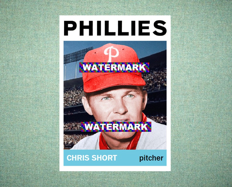 Chris Short Philadelphia Phillies ORIGINAL card That Etsy