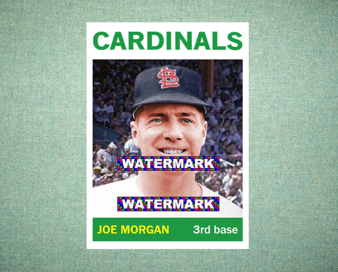Joe Morgan St Louis Cardinals Custom Baseball Card 1964 Style 