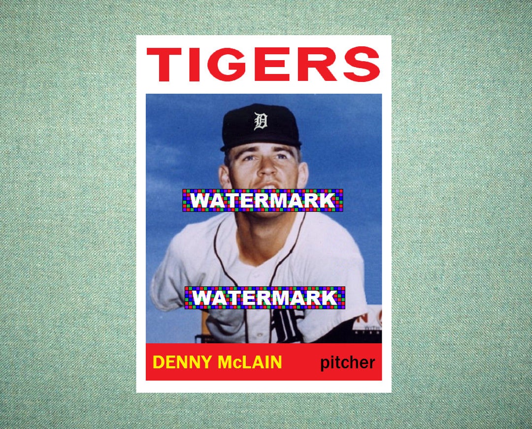 Denny Mclain Detroit Tigers ORIGINAL card That Could 