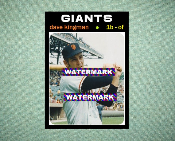 Dave Kingman San Francisco Giants ORIGINAL card That -  Singapore
