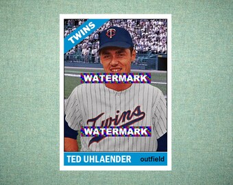 Ted Uhlaender Minnesota Twins Custom Baseball Card 1966 Style "Card That Could Have Been" by MaxCards Mint Condition 2019