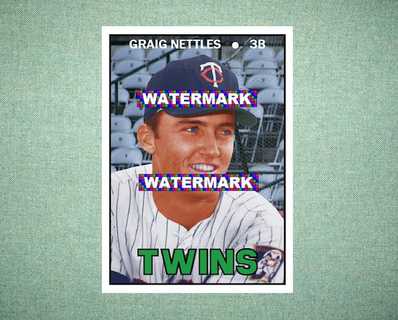 Graig Nettles Minnesota Twins Custom Baseball Card 1967 Style -  New  Zealand