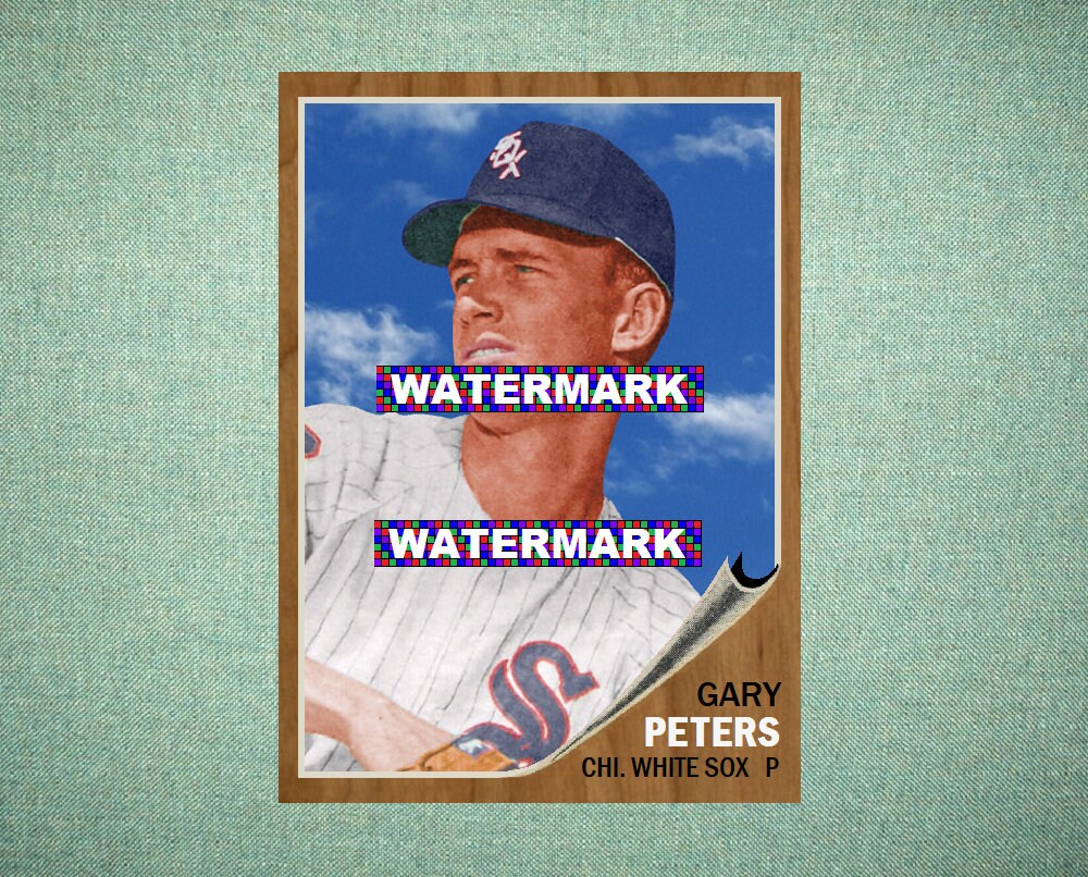 Gary Peters Chicago White Sox Custom Baseball Card 1962 Style - Etsy