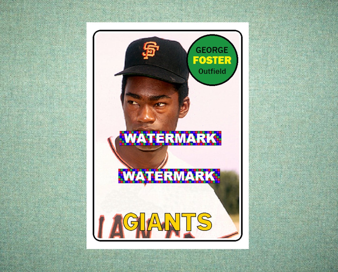 George Foster San Francisco Giants ORIGINAL card That 