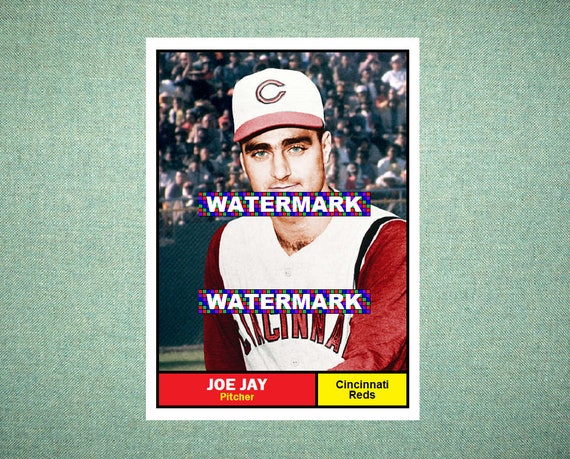 Joe Jay Cincinnati Reds Custom Baseball Card 1961 Style 
