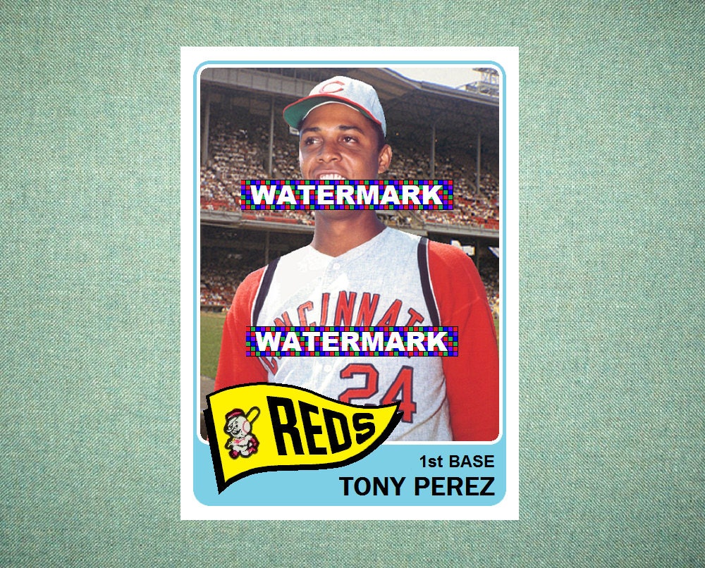 Tony Perez Men's Cincinnati Reds Throwback Jersey - White Authentic