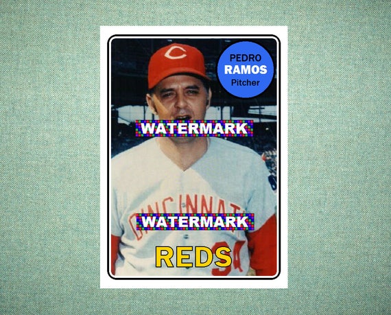 Pedro Ramos Cincinnati Reds ORIGINAL card That Could 