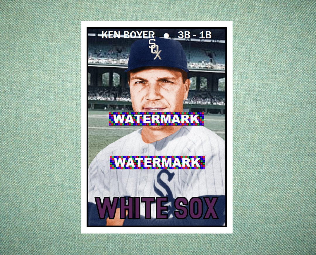 Ken Boyer Chicago White Sox Custom Baseball Card 1967 Style 