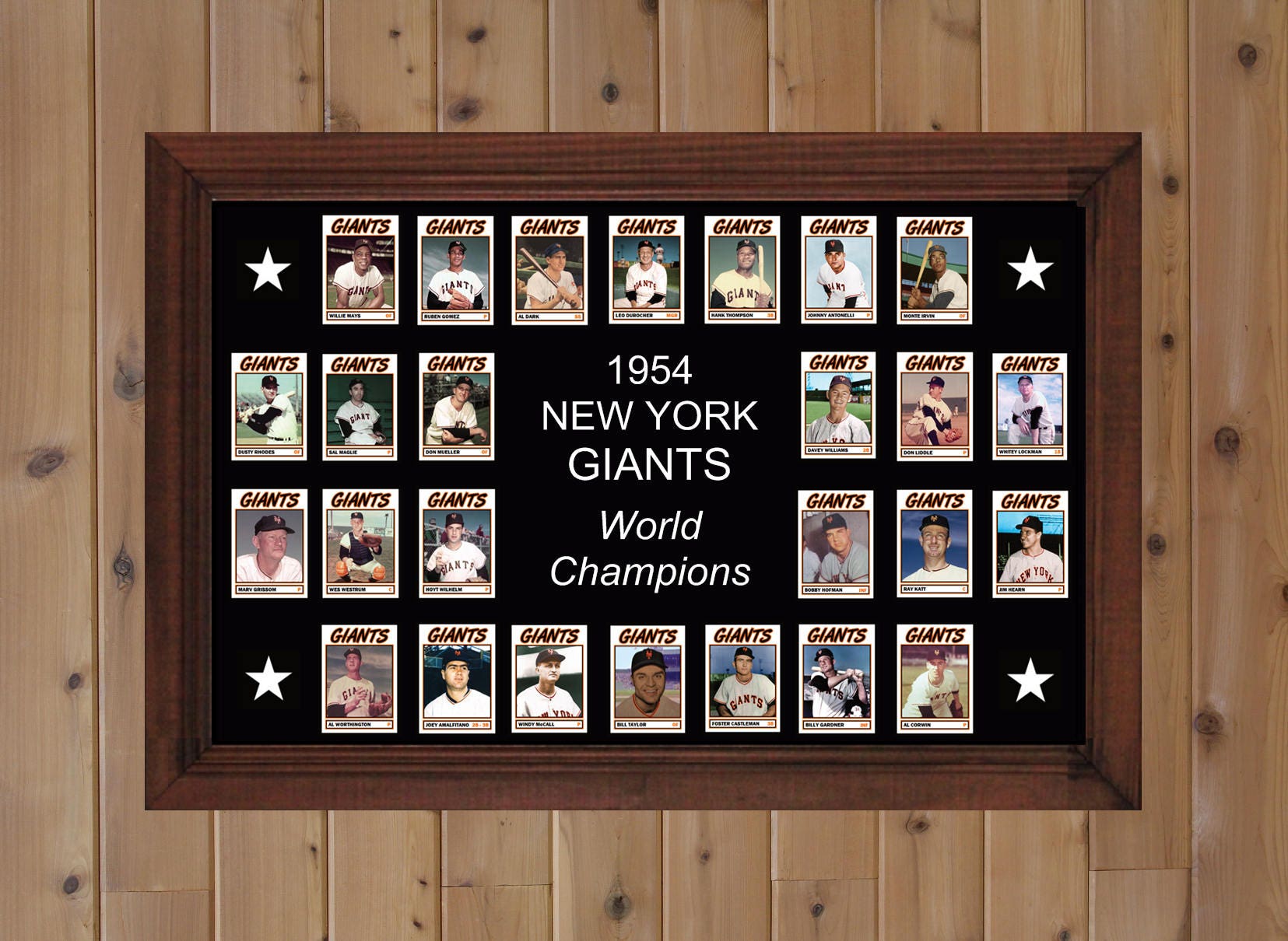 ny giants baseball team 1954