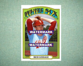 1977 Topps Baseball Card #319 Rich Gossage 