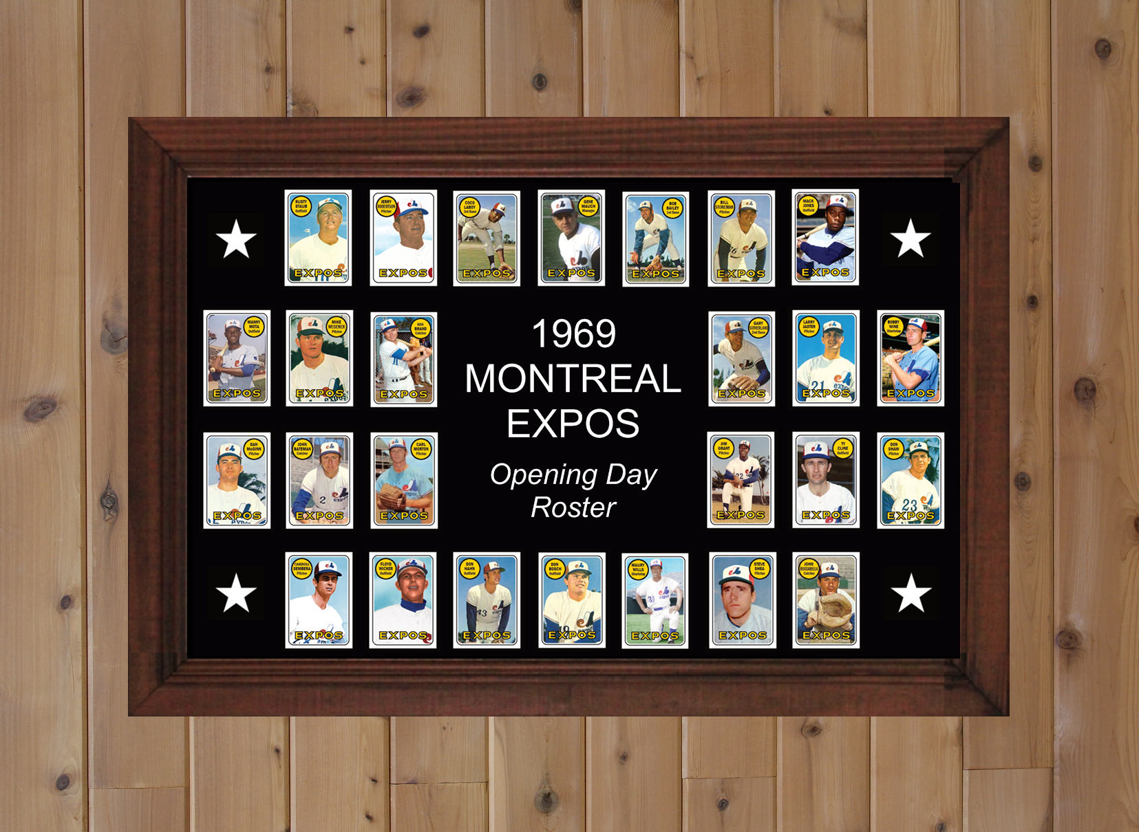 1969 MONTREAL EXPOS Poster Decor Gift Wall Art 1969 Opening photo