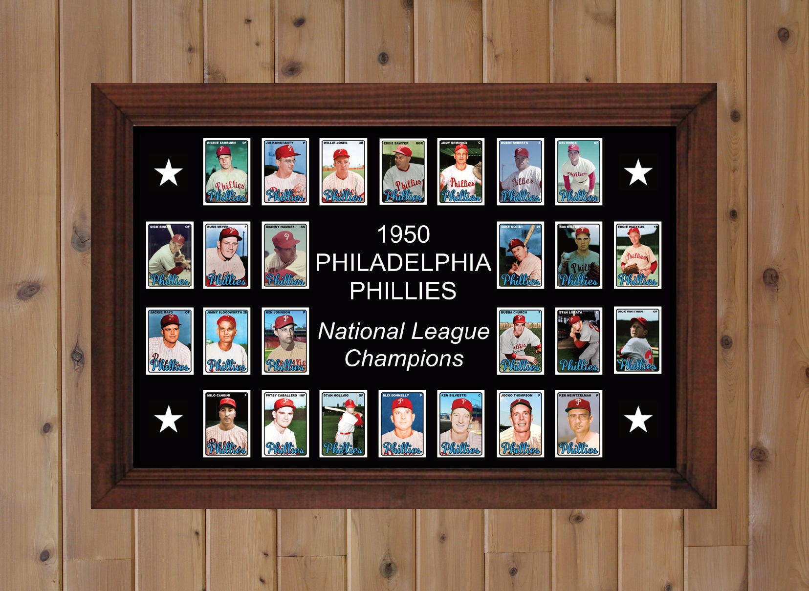 1950 philadelphia phillies poster decor gift wall art 1950 etsy 1950 philadelphia phillies poster
