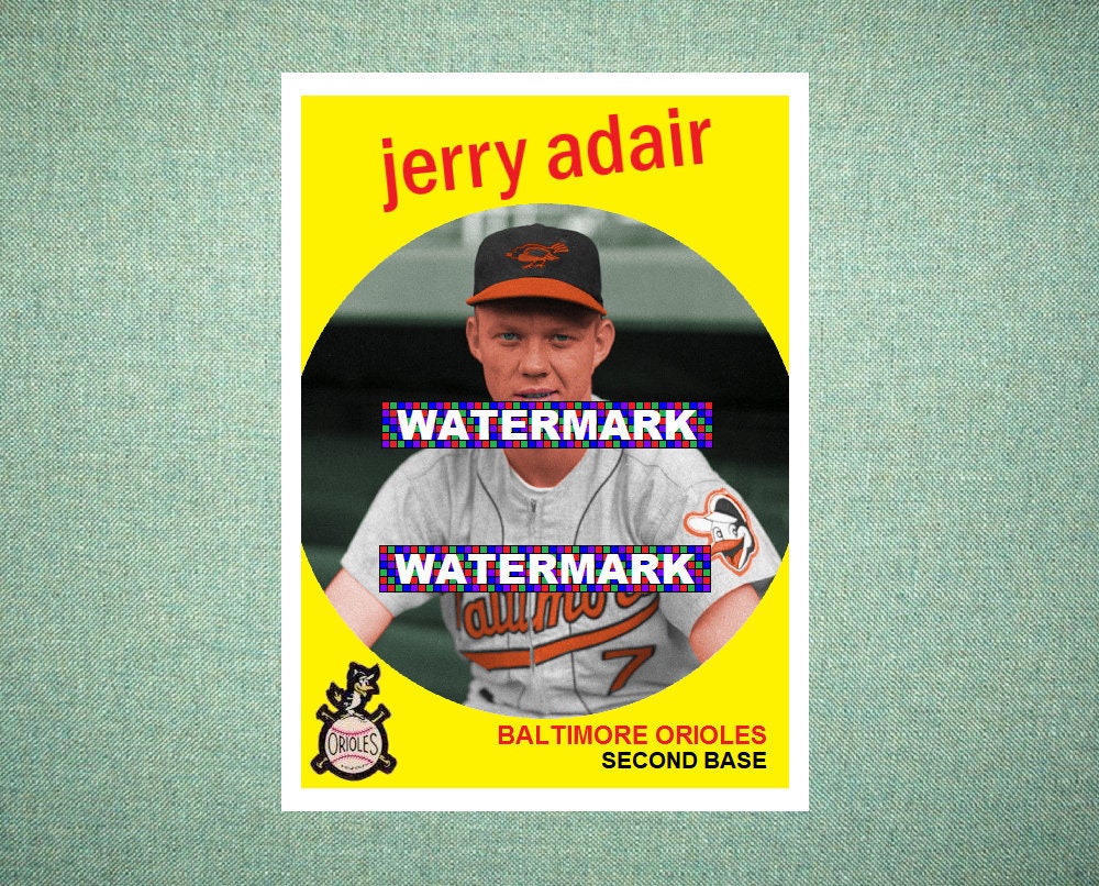 Jerry Adair Baltimore Orioles Custom 