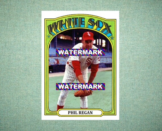 Phil Regan Chicago White Sox Custom Baseball Card 1972 Style 