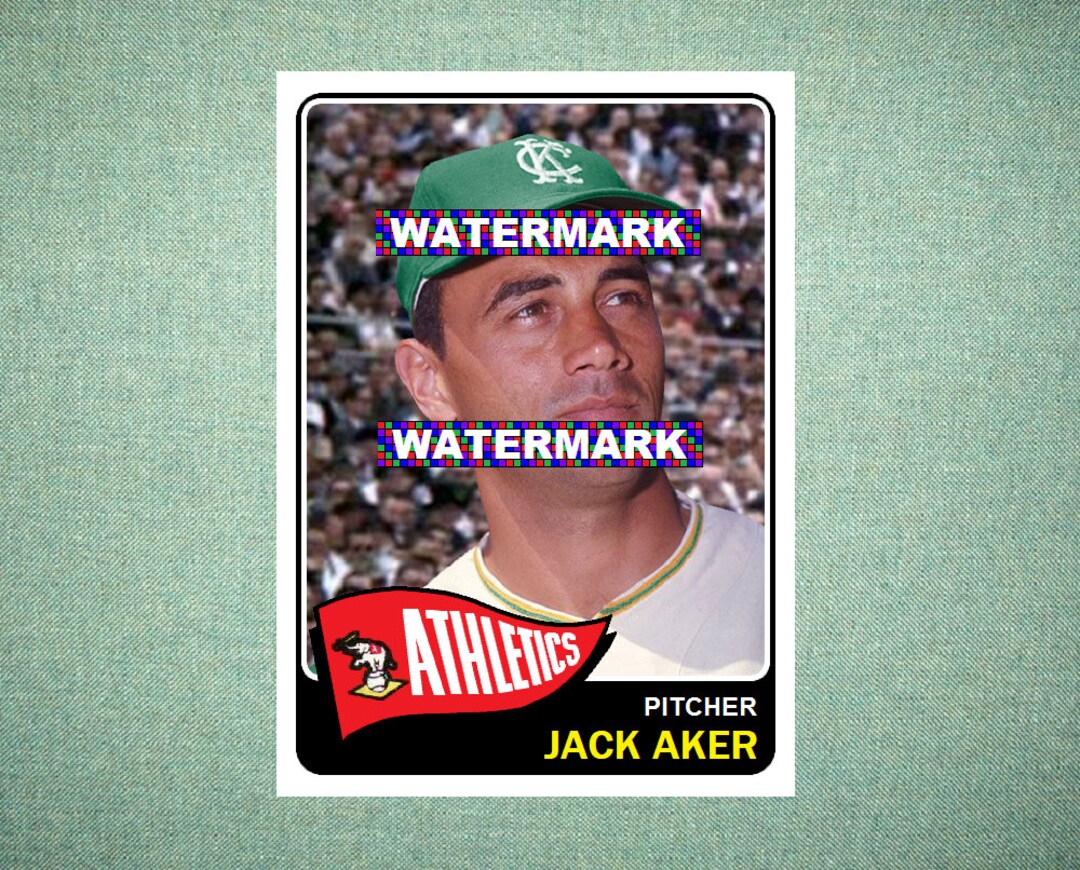 Buy Rollie Fingers Oakland Athletics A's Custom Baseball Card