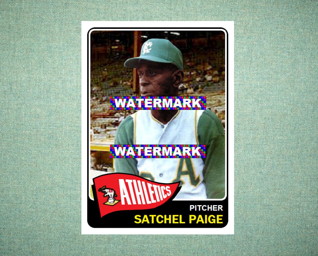 satchel paige baseball card