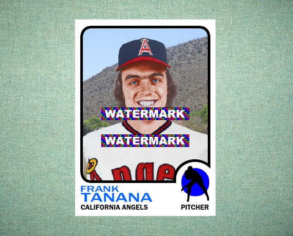 Frank Tanana California Angels ORIGINAL card That Could 