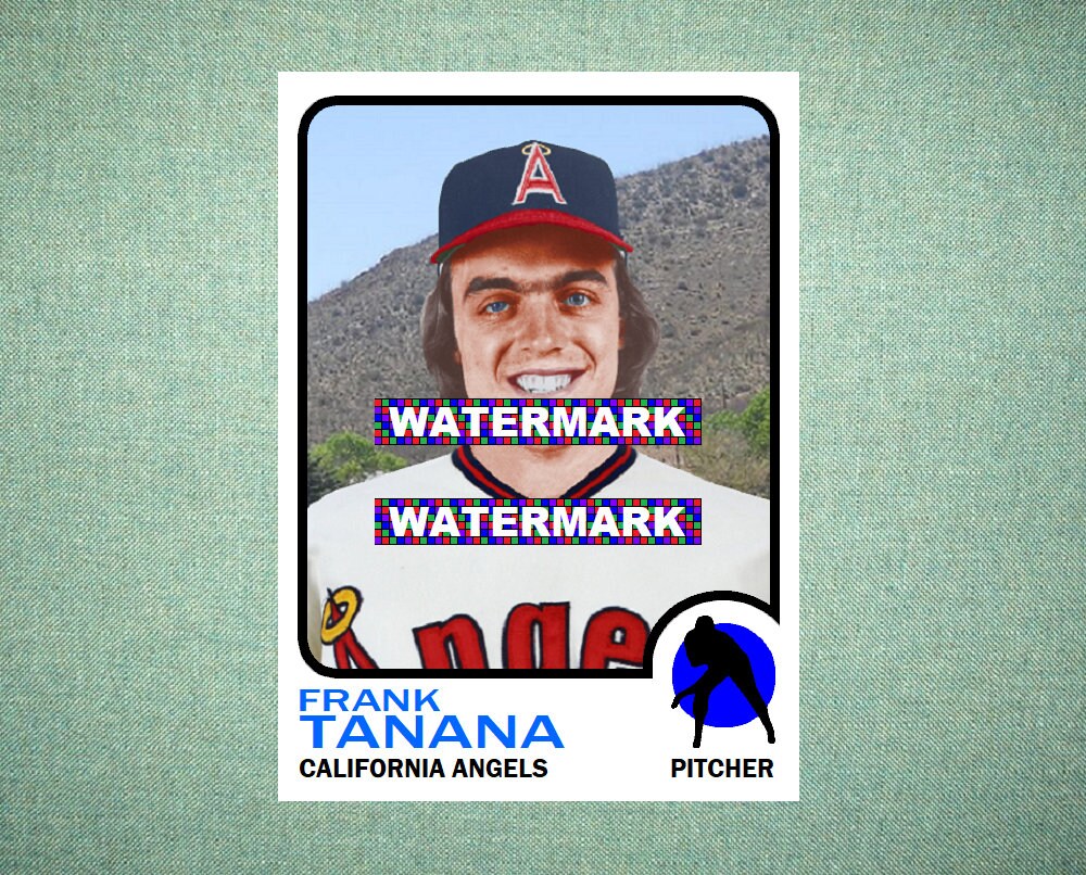Frank Tanana California Angels ORIGINAL card That Could - Etsy India
