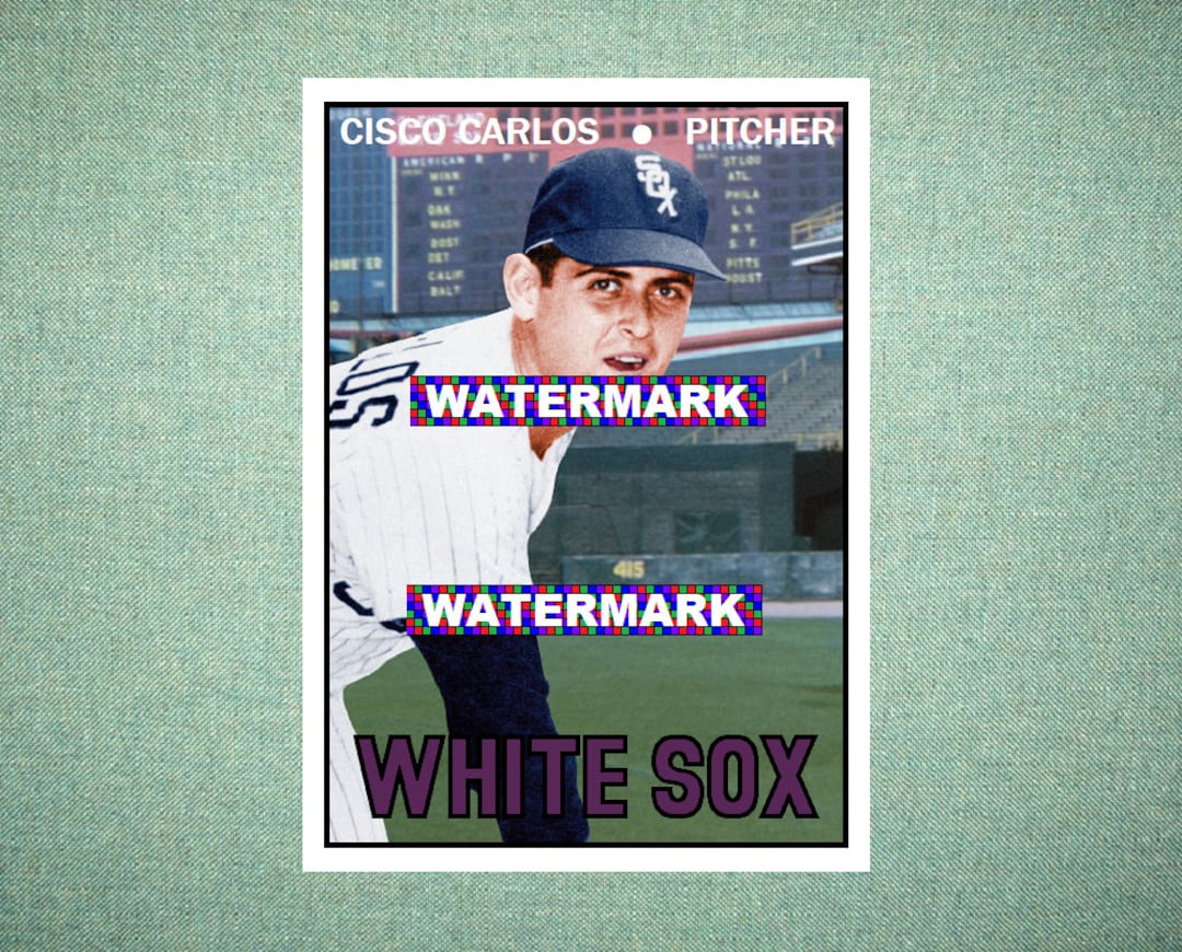 Cisco Carlos Chicago White Sox Custom Baseball Card 1967 Style 