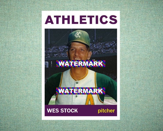 Wes Stock Kansas City Athletics A's, ORIGINAL Card That Could Have Been  by MaxCards, 1964 Style Custom Baseball Card 2.5 x 3.5 MINT 2018