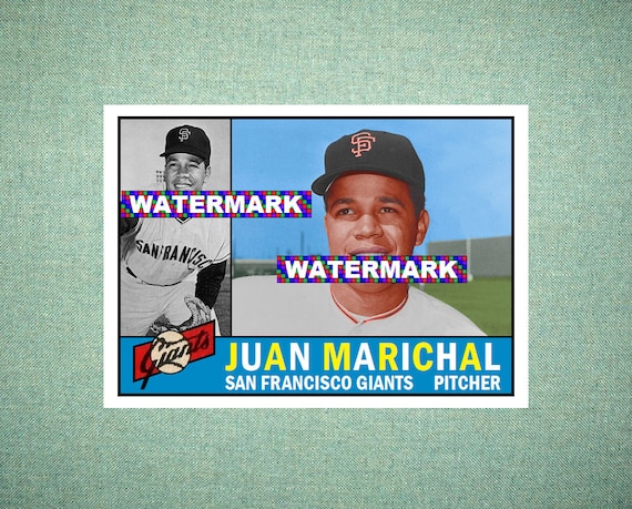 Juan Marichal San Francisco Giants Custom Baseball Card 1960 Style Card  That Could Have Been by MaxCards Mint Condition 2017