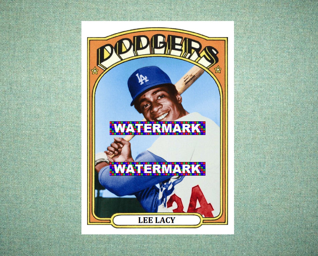 Lee Lacy Los Angeles Dodgers Custom Baseball Card 1972 Style - Etsy  Australia