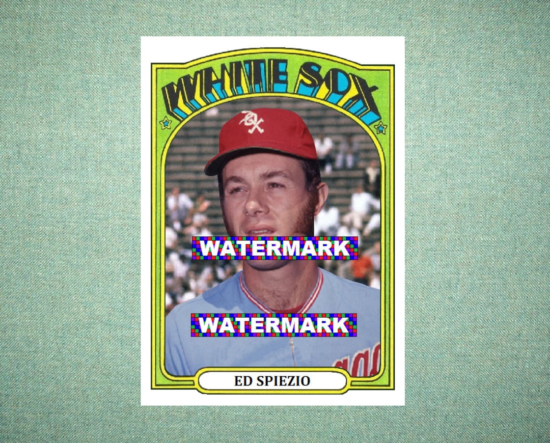 Ed Spiezio Chicago White Sox Custom Baseball Card 1972 Style 