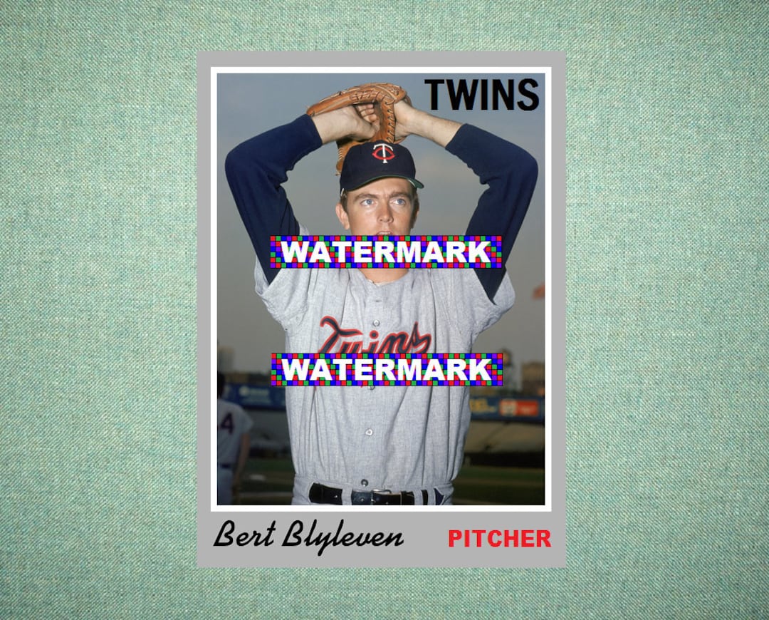 bert blyleven baseball card