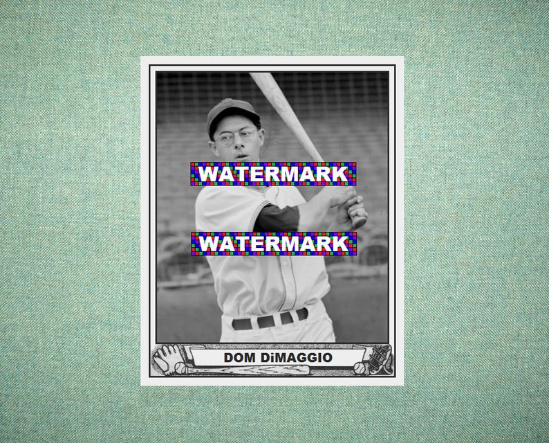 Dom DiMaggio Boston Red Sox Custom Baseball Card 1940 Play Ball Style Card That Could Have Been by MaxCards Mint Condition 2017