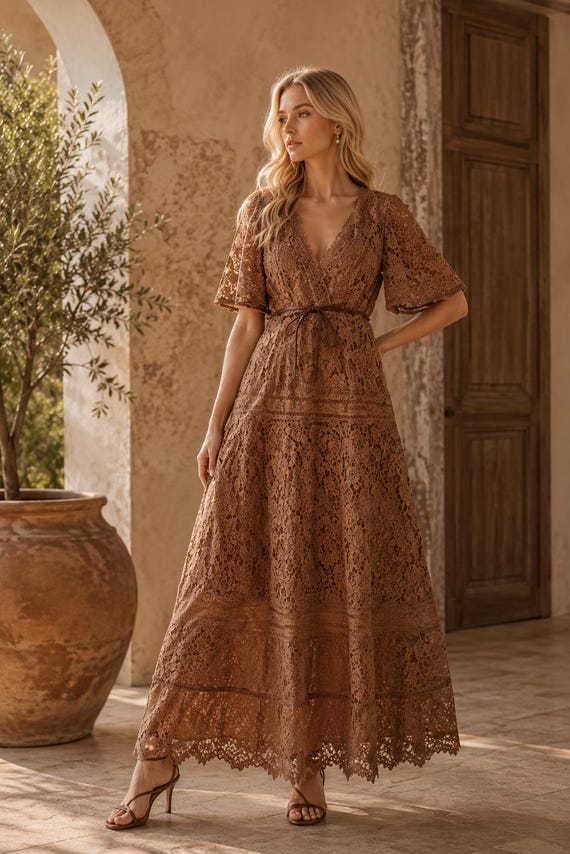 brown boho wedding guest dress Buy Lace Maxi for Women, Dress, Vintage Crochet Lace Dress, Elegant Long Dress, Romantic Cottagecore Gown Online in India Color:Ivory-Off White Washing machine x-launchdate:July 24_Drop 2 Superhero Birthday Party Characters
