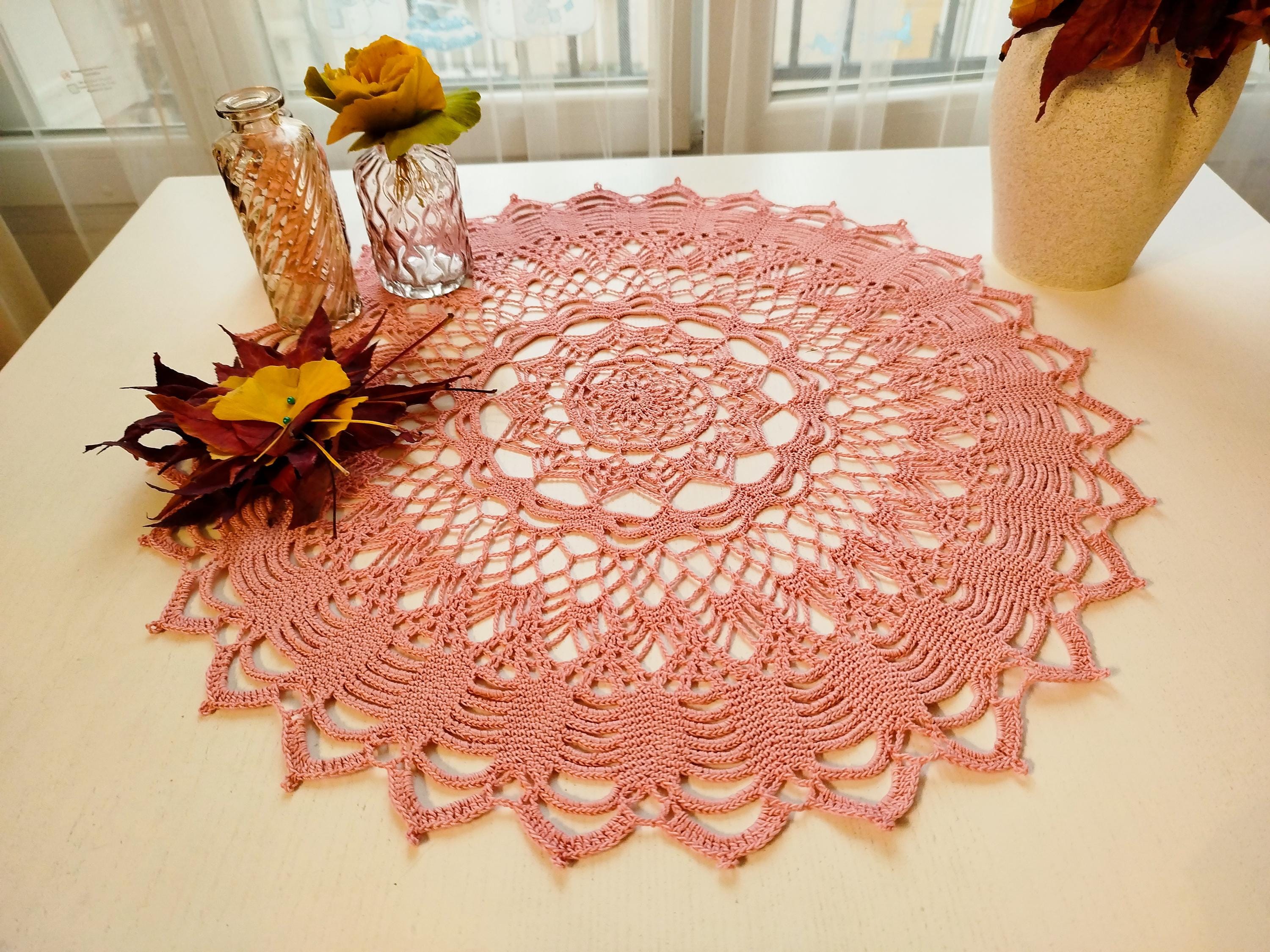 Tuto Napperon Rond Au Crochet Explication Et Schéma