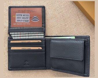 Handmade men's wallet, personalized wallet, money bag, personalized premium leather wallet, PREMIUM wallet