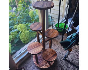 5-tier Corner Plant Stand | Multi Plant Stand | Indoor Plant Stand For Living Room
