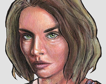 De Walking Dead Maggie Greene - afdrukken