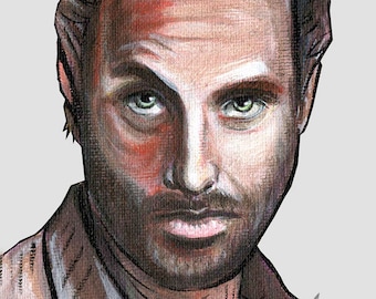 The Walking Dead Rick Grimes - Print