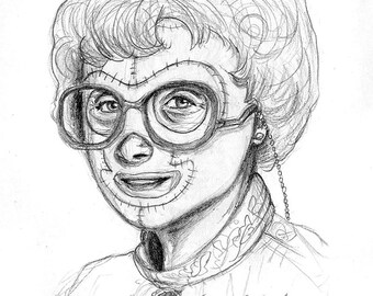 Sophia Petrillo Golden Girl Lucha Print