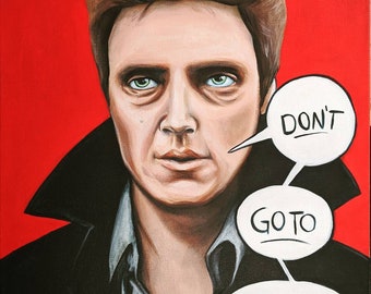 Don't Go To The Lake: Christopher Walken Original Painting