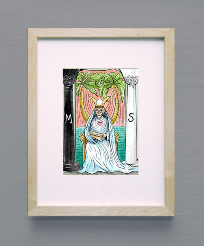 Golden Girls Sophia Petrillo High Priestess Tarot Card Art Print image 2
