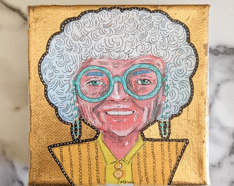 Estelle Getty Pop Art Portrait