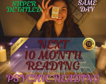 Same Day Next 10 Month Tarot Reading | Honest Psychic Reading | Detailed Reading | Psychic Predictions | Love, Career Reading, Soulmate