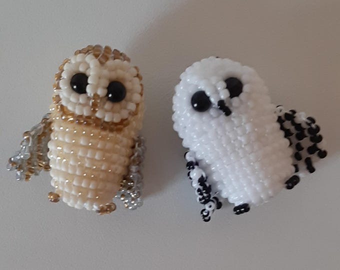 Beading pattern mini owl - kralenpatroon mini uil