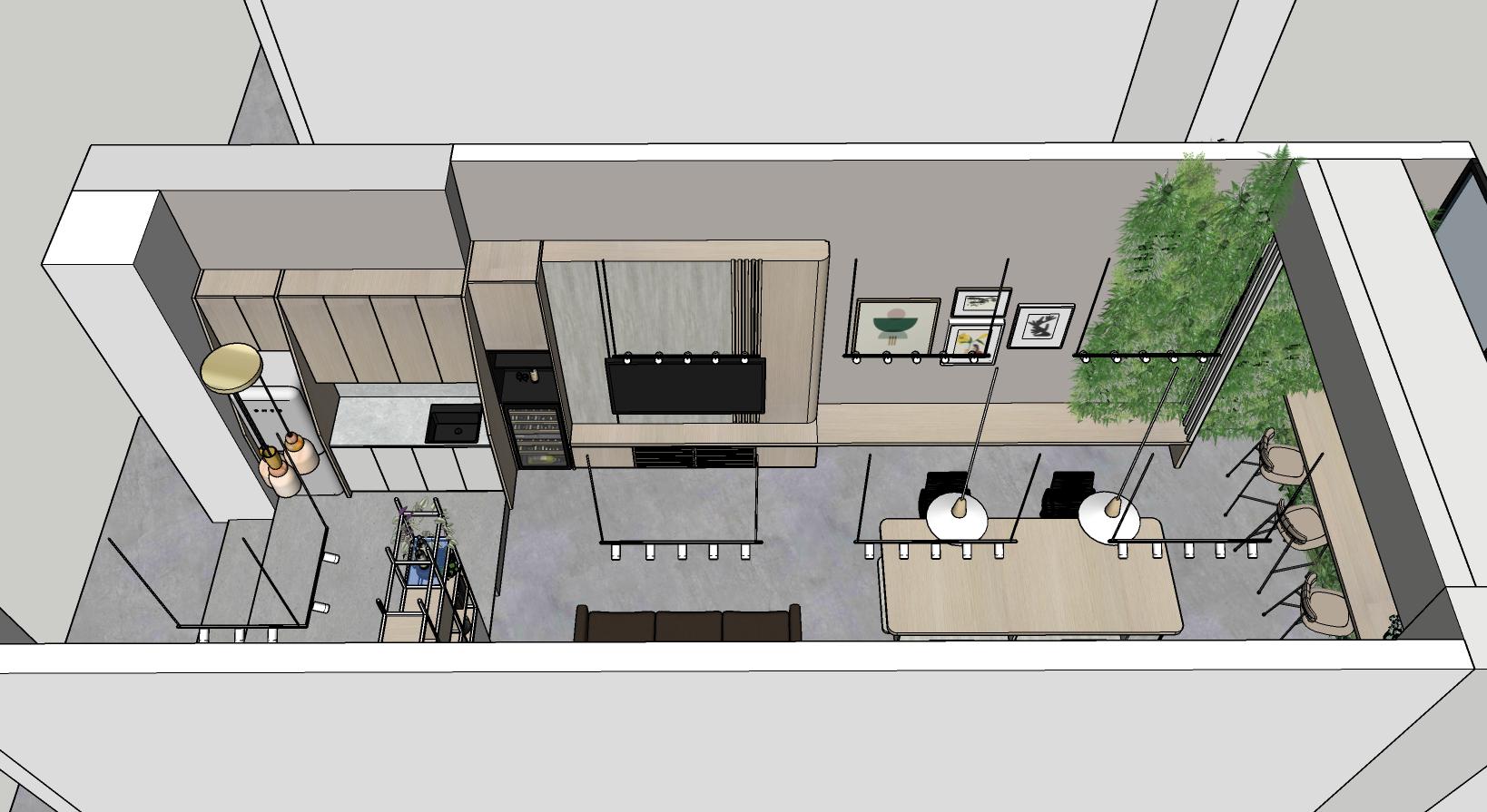 Custom Made 3D Sketchup Model | Editable Architectural / Interior ...