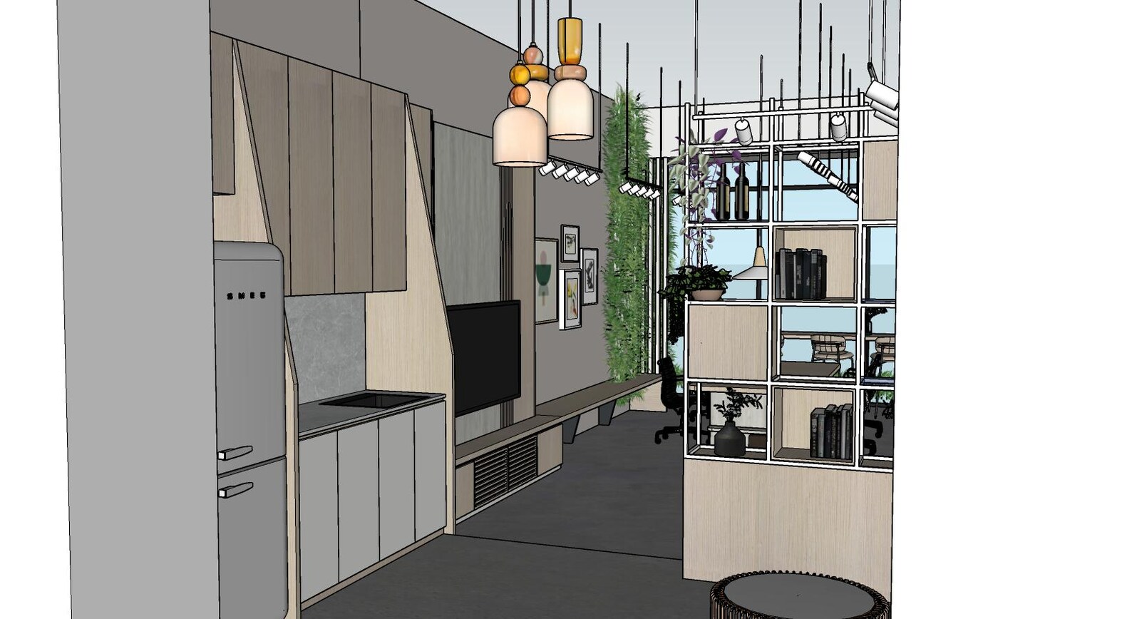 Custom Made 3D Sketchup Model | Editable Architectural / Interior ...