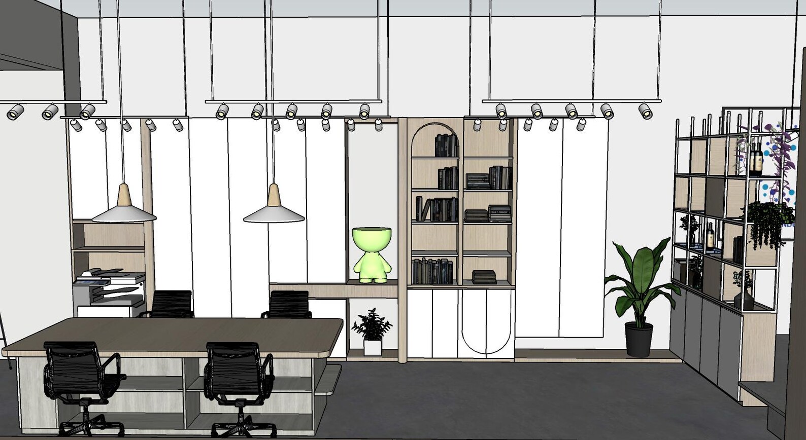 Custom Made 3D Sketchup Model | Editable Architectural / Interior ...