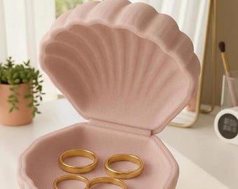 Portagioie a forma di conchiglia stampabile in 3D / File STL (download digitale)