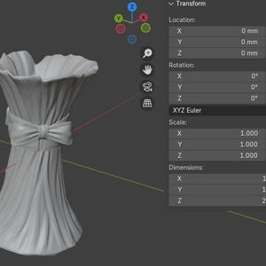 3D Printable Vase STL | Modern Home Decor (Digital Download) image 6