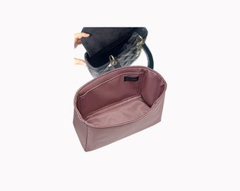 Fits Lady Dior Medium Waterproof Nylon Purse Inserts PASTEL COLOR IN Bag Organizer